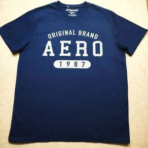 Aeropostale Original Brand Navy Blue Short Sleeve T-Shirt #7